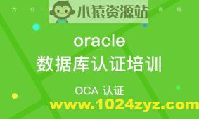 OCP-Oracle 数据库认证精品辅导班8期， 视频+资料